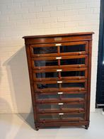 Antieke apothekerskast of bibliotheekkast, Antiek en Kunst, Ophalen of Verzenden