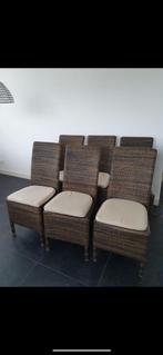 Lloyd loom stoelen. 6 stuks, Vijf, Zes of meer stoelen, Zo goed als nieuw, Ophalen, Overige kleuren