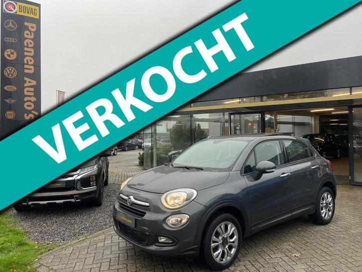 Fiat 500 X 1.4 Turbo MultiAir Lounge, Panodak Automaat, keyl, Auto's, Fiat, Bedrijf, Te koop, 500X, ABS, Airbags, Airconditioning