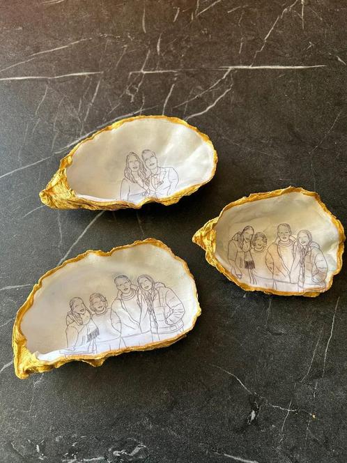 Oester lijntekening familie foto gezins foto uniek cadeau, Huis en Inrichting, Overige Huis en Inrichting, Ophalen of Verzenden