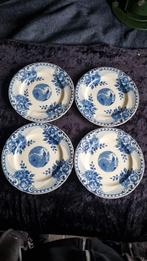4 Aardewerk Maastricht Borden - Peacock Decor, Antiek en Kunst, Ophalen of Verzenden