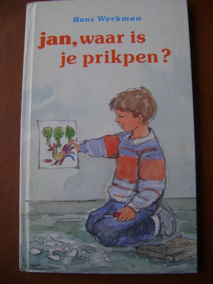 HANS WERKMAN Jan, waar is je prikpen?, Boeken, Kinderboeken | Jeugd | onder 10 jaar, Gelezen, Fictie algemeen, Ophalen of Verzenden