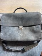 Plevier Leren Laptoptas Grijs, Ophalen of Verzenden, Gedragen