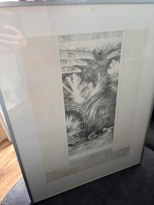 Albert Heijn 100 Jaar schilderij Ingelijst Barth Certificaat, Antiek en Kunst, Kunst | Tekeningen en Foto's, Ophalen