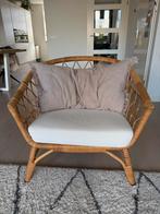 IKEA Stockholm rotan stoel met zitkussen écht als NIEUW, Huis en Inrichting, Fauteuils, Ophalen, Minder dan 75 cm, Riet of Rotan