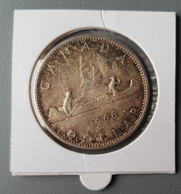 Munt 1 Dollar 1966 Canada. beschikbaar voor biedingen