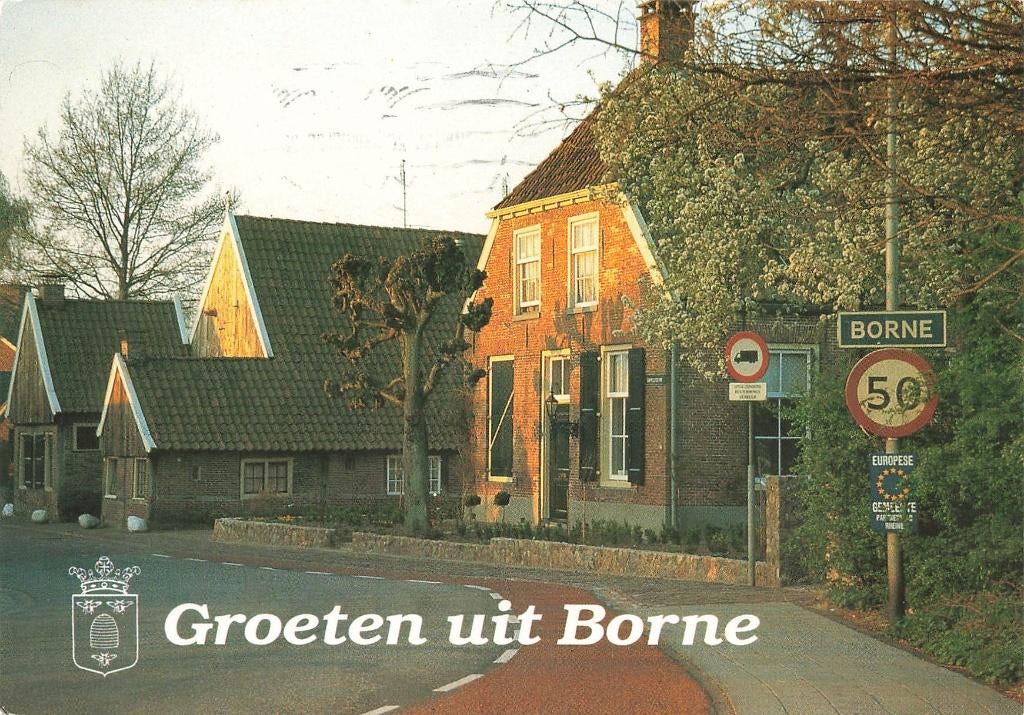Groeten uit Borne, Verzamelen, Ophalen of Verzenden, 1980 tot heden, Gelopen, Overijssel