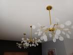 3 x Plafondlamp, hanglamp, kroonluchters, Ophalen, Zo goed als nieuw, Glas