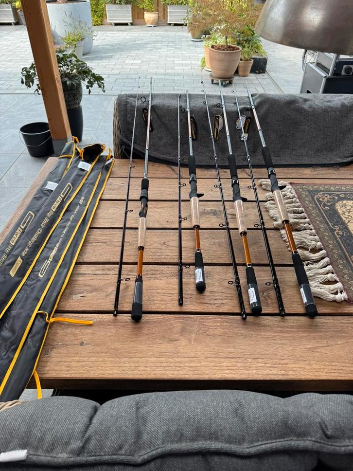 nieuwe quantum g- force trigger hengels , div soorten, Watersport en Boten, Hengelsport | Roofvissen, Nieuw, Werphengel, Ophalen of Verzenden