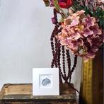 Mini print muisje, handgemaakt, 10x10 cm, Minder dan 50 cm, Oorspronkelijke maker, Nieuw, Ophalen of Verzenden