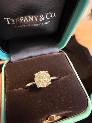 Tiffany & Co diamanten ring platina beschikbaar voor biedingen