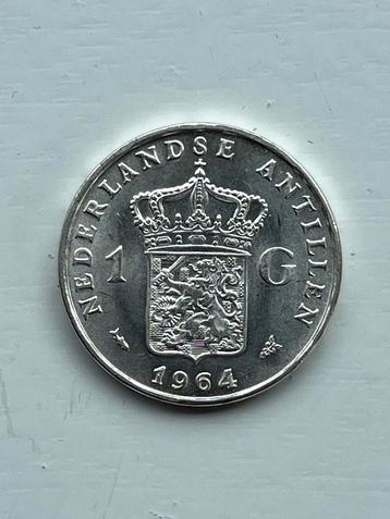 Juliana zilveren gulden Nederlandse Antillen 1964 beschikbaar voor biedingen