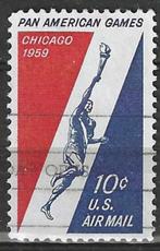 USA 1959 - Yvert 54PA - Panamerikaanse Spelen (ST), Postzegels en Munten, Postzegels | Amerika, Ophalen, Noord-Amerika, Gestempeld