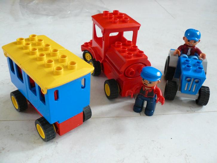 Duplo losse voertuigen en figuurtjes, Kinderen en Baby's, Speelgoed | Duplo en Lego, Zo goed als nieuw, Duplo, Complete set, Ophalen of Verzenden