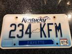 Amerikaanse nummerplaat, Kentucky, Ophalen of Verzenden, Zo goed als nieuw, Auto's