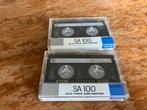 2 TDK SA100 1987-1989 gebruikt - SA 100, Ophalen of Verzenden, Gebruikt, Overige genres, 2 t/m 25 bandjes
