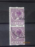 Nico Nederland Roltanding 29 Verticaal Paar gestempeld 1926, Ophalen of Verzenden, T/m 1940, Gestempeld