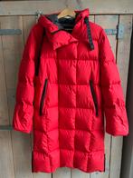 Lange donzen jas van Goldbergh, maat 38, kleur rood, Ophalen of Verzenden, Gedragen, Maat 38/40 (M), Rood