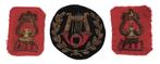 Uniform emblemen PTT Muziek, Pet en revers, Verzenden, Gebruikt, Overige applicaties