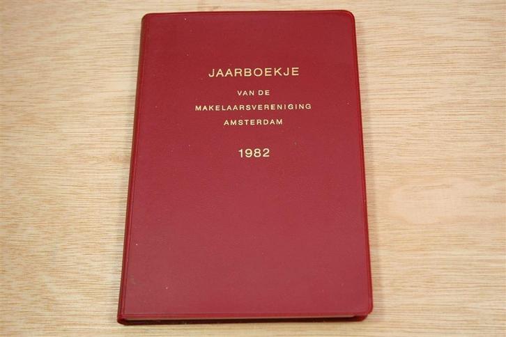Jaarboekje Makelaarsvereniging Amsterdam 1982, Boeken, Geschiedenis | Stad en Regio, Zo goed als nieuw, Ophalen of Verzenden