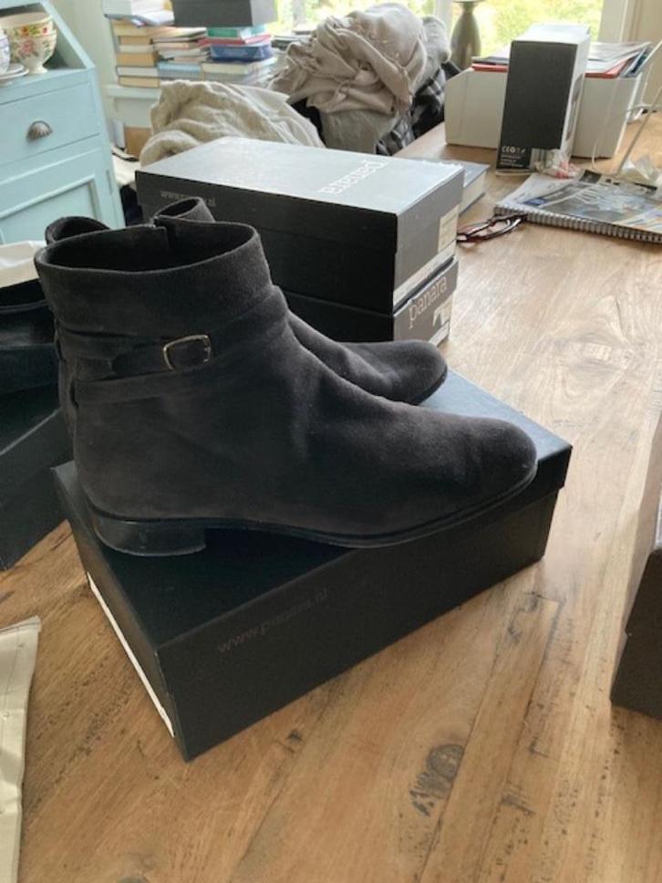 Panara grijs suède enkellaarsjes 39,5. Gekocht bij Pauw., Kleding | Dames, Schoenen, Gedragen, Lage of Enkellaarzen, Grijs, Verzenden
