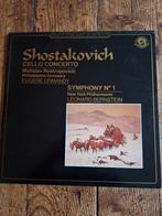 Shostakovich/Ormandy-Rostropovich, Phil. Orch.-Bernstein, Overige formaten, Ophalen of Verzenden, Zo goed als nieuw, Classicisme