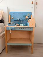 Little Dutch houten werkbank – blauw (gebruikt), Kinderen en Baby's, Speelgoed | Houten speelgoed, Ophalen, Gebruikt, Overige typen