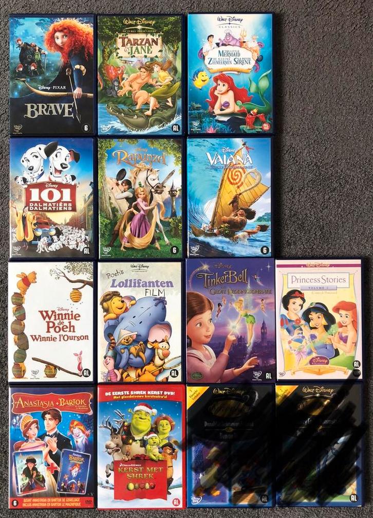Disney DVD Collectie - 12 Films!, Cd's en Dvd's, Dvd's | Kinderen en Jeugd, Gebruikt, Film, Avontuur, Boxset, Alle leeftijden