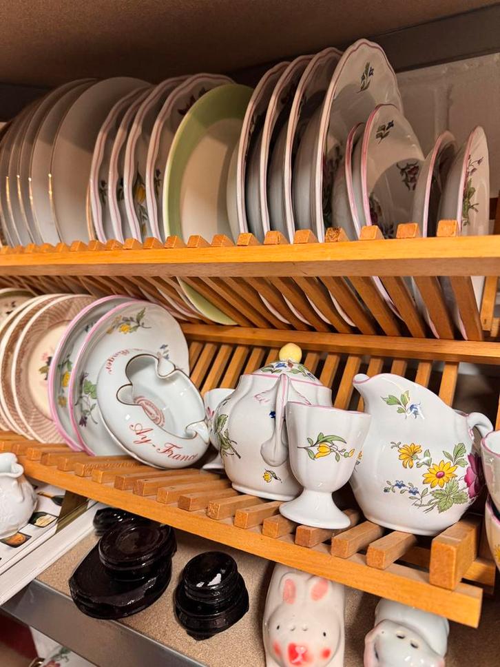 Chique Paas Servies & Glaswerk – Vintage, Pastel & Landelijk, Huis en Inrichting, Keuken | Servies, Zo goed als nieuw, Overige stijlen
