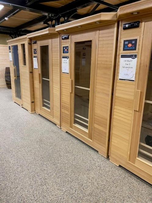 Outlet - Infraroodsauna, Sport en Fitness, Sauna, Zo goed als nieuw, Complete sauna, Infrarood, Ophalen