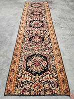 Vintage Perzisch wol vloerkleed loper Uzbek floral 90x308cm