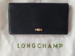 Longchamp Roseau portmonee leer, Ophalen of Verzenden, Zo goed als nieuw, Blauw, Handtas