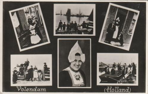 VOLENDAM Klederdracht Groeten kl.f., Verzamelen, Ansichtkaarten | Nederland, Ongelopen, Noord-Holland, 1940 tot 1960, Verzenden