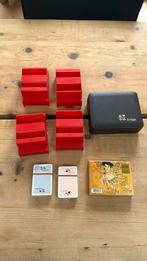 Bridge pakket allerlei zgan items, Verzamelen, Ophalen of Verzenden, Zo goed als nieuw, Speelkaart(en)