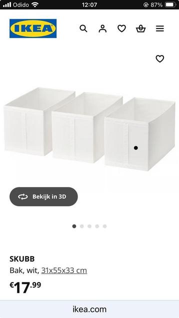 Ikea Skubb Paars - Opbergdoos beschikbaar voor biedingen