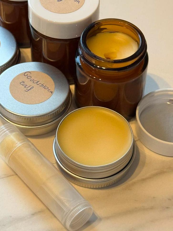 Huisgemaakte goudsbloemzalf, Sieraden, Tassen en Uiterlijk, Uiterlijk | Lichaamsverzorging, Nieuw, Overige typen, Ophalen of Verzenden