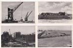 4x Zuiderzeewerken -Lelystyad / Harderwijk 1940 /1960., Verzamelen, Ansichtkaarten | Nederland, 1940 tot 1960, Ongelopen, Flevoland