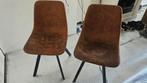 4 bruine eetkamerstoelen, Gebruikt, Twee, Bruin, Ophalen of Verzenden