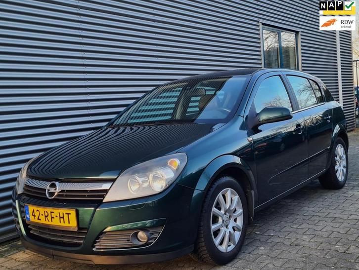 Opel Astra 1.6 Cosmo 5drs 02-2005 Groen Metallic, Auto's, Opel, Bedrijf, Te koop, Astra, ABS, Airbags, Airconditioning, Centrale vergrendeling