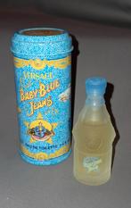 Luxe parfum mini Versace baby blue jeans + doosje, Ophalen of Verzenden, Zo goed als nieuw, Miniatuur, Gevuld