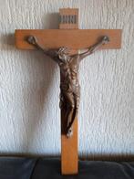 Kruisbeeld- crucifix voor aan de muur, Ophalen of Verzenden, Zo goed als nieuw, Overige typen, Christendom | Katholiek