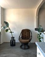Vintage draaifauteuil (Manou) jaren ’60/’70, Huis en Inrichting, Fauteuils, Ophalen, Gebruikt, 75 tot 100 cm, 50 tot 75 cm