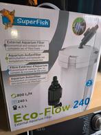 Externe aquarium filter eco 240 flow superfish, Dieren en Toebehoren, Vissen | Aquaria en Toebehoren, Ophalen of Verzenden, Zo goed als nieuw