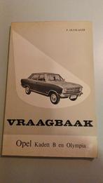 vraagbaak opel kadett B en olympia, zeer oud, Ophalen of Verzenden