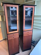 Gratis af te halen: 2 leuke vintage vitrinekastjes, Huis en Inrichting, Ophalen, 50 tot 100 cm, Zo goed als nieuw, Minder dan 100 cm