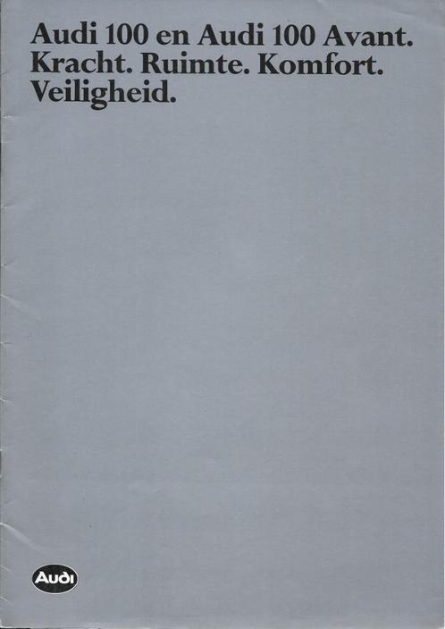 AUDI 100,  1981, Boeken, Auto's | Folders en Tijdschriften, Zo goed als nieuw, Audi, Ophalen of Verzenden