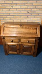 Rustiek eikenhouten Secretaire, Huis en Inrichting, Kasten | Secretaires, Ophalen, Zo goed als nieuw