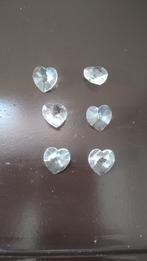 swarovski hartjes 6 stuks, Ophalen of Verzenden, Zo goed als nieuw, Figuurtje
