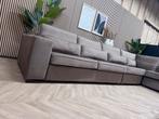ZGAN Velvet Velours Hotel Chique Hoekbank - Taupe- 407 x 317, Ophalen, Tweedehands, Tweedehands, Tweedehands