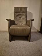 Leren Relaxfauteuil, Ophalen, Gebruikt, 75 tot 100 cm, Modern